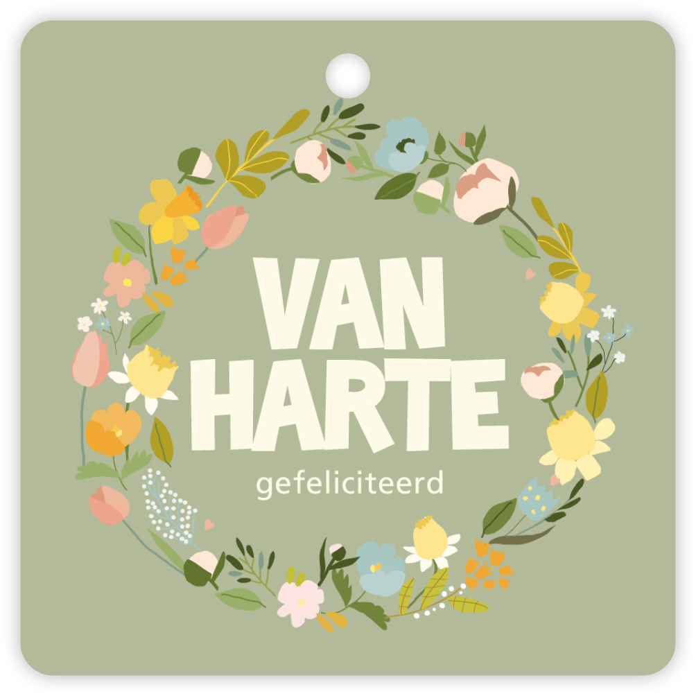 Gefeliciteerd kaartje