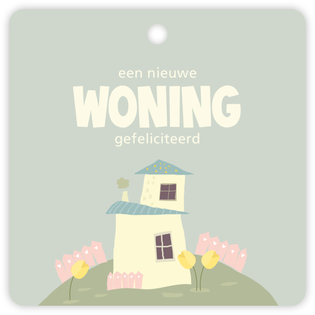 Nieuwe woning kaartje
