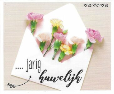 ... jarig huwelijk - kaartje