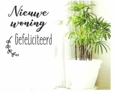 Nieuwe woning kaartje